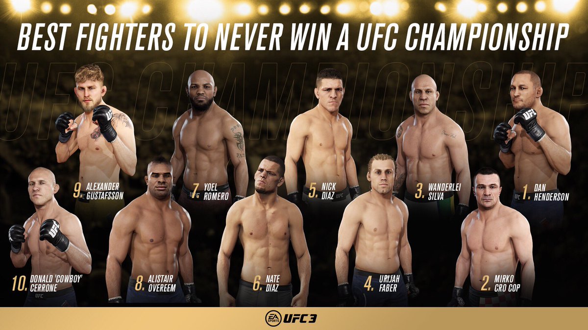 ufc 3 fighters